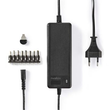 Nedis 60W univerzális tápegység 6–16V feszültséggel és 8 adaptercsatlakozóval