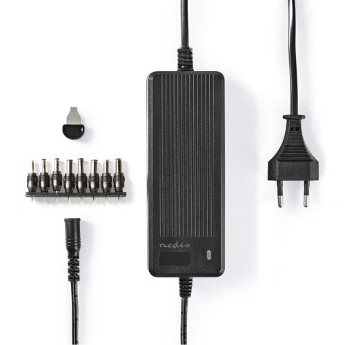 Nedis 60W univerzális tápegység 6–16V feszültséggel és 8 adaptercsatlakozóval