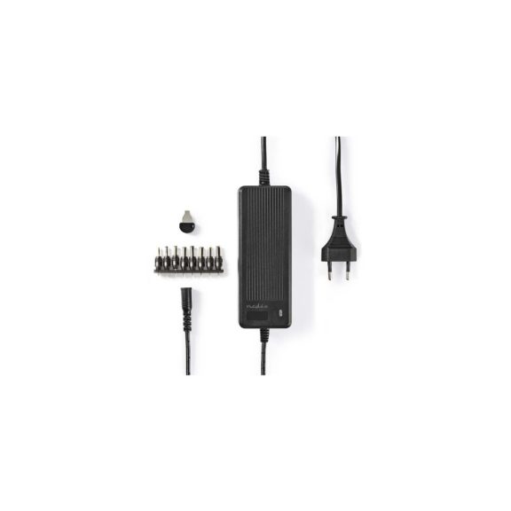 Nedis 60W univerzális tápegység 6–16V feszültséggel és 8 adaptercsatlakozóval