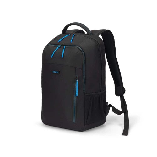 Dicota Backpack SPIN II laptop hátizsák, 16" laptop rekesz, újrahasznosított anyagból, fekete