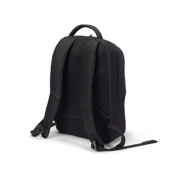 Dicota Backpack SPIN II laptop hátizsák, 16" laptop rekesz, újrahasznosított anyagból, fekete
