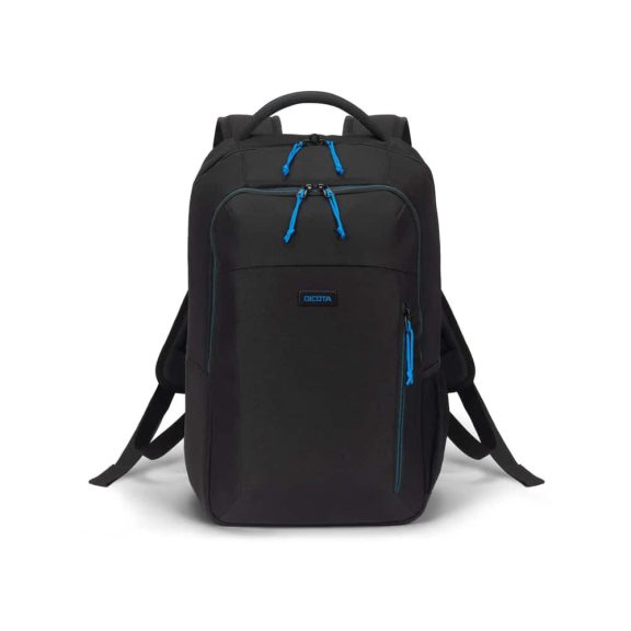 Dicota Backpack SPIN II laptop hátizsák, 16" laptop rekesz, újrahasznosított anyagból, fekete