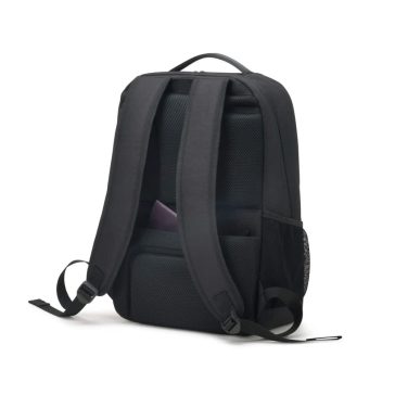   Dicota Eco Backpack Plus BASE laptop hátizsák, 16" laptop rekesz, újrahasznosított anyagból, fekete