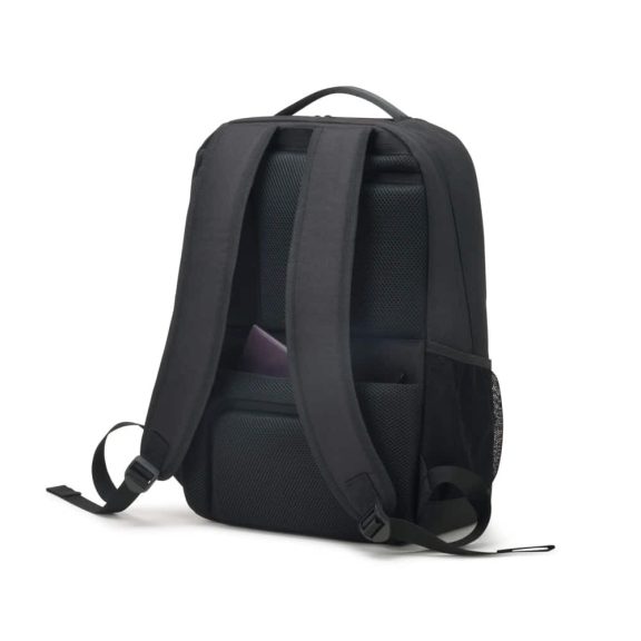 Dicota Eco Backpack Plus BASE laptop hátizsák, 16" laptop rekesz, újrahasznosított anyagból, fekete