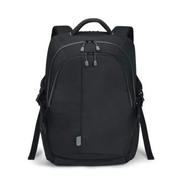   Dicota Eco laptop hátizsák, 15.6" laptop rekesz, esővédő huzat, fekete