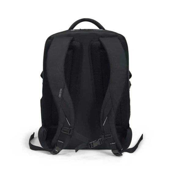 Dicota Eco laptop hátizsák, 15.6" laptop rekesz, esővédő huzat, fekete