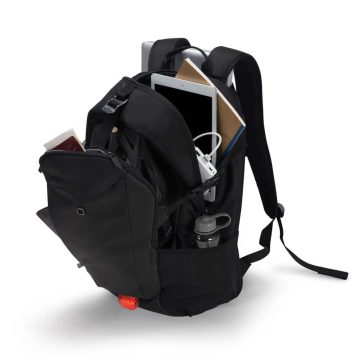   Dicota Backpack GO laptop hátizsák, 15.6" laptop rekesz, esővédő huzat, fekete