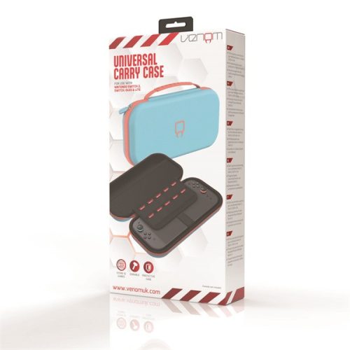 VENOM Nintendo Switch 2/Switch/OLED/Lite Kiegészítő Hordozható táska kék-narancs, VS4955