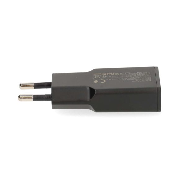Nedis WCHA30BK 30 W GaN fali töltő, USB-C PD3.0 és USB-A Quick Charge porttal, fekete.