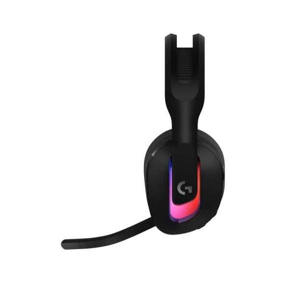Logitech Astro A20 X vezeték nélküli gamer headset, PLAYSYNC AUDIO, LIGHTSYNC RGB, Fekete