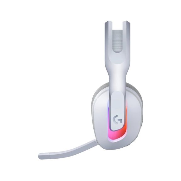 Logitech Astro A20 X vezeték nélküli gamer headset, PLAYSYNC AUDIO, LIGHTSYNC RGB, Fehér
