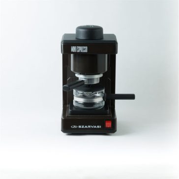   Szarvasi SZV-612/3 Mini Espresso presszókávéfőző, 800 W, 3,04 bar, barna + SZV 102 öko vízkőoldó
