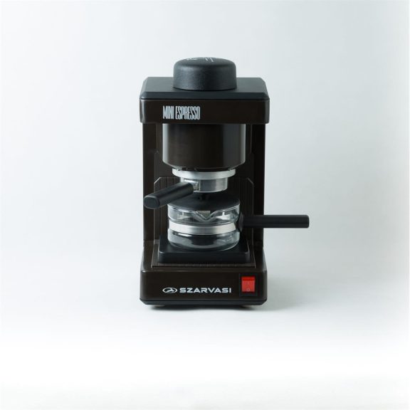 Szarvasi SZV-612/3 Mini Espresso presszókávéfőző, 800 W, 3,04 bar, barna + SZV 102 öko vízkőoldó