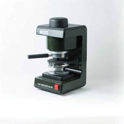Szarvasi SZV-612/3 Mini Espresso presszókávéfőző, 800 W, 3,04 bar, olajzöld