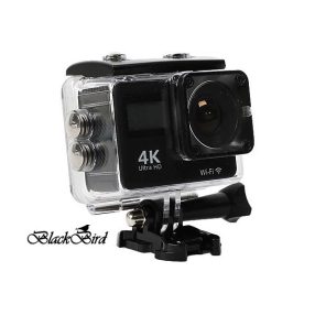 BLACKBIRD Akció Kamera 4K Wifi Magyar menü, Fekete
