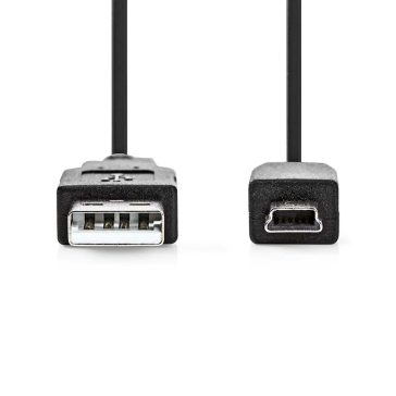Nedis USB-A - mini USB-B kábel 2 m