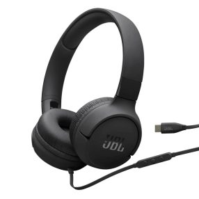   JBL Tune 520C USB-C vezetékes fejhallgató, Hi-Res Audio, Pure Bass, fekete