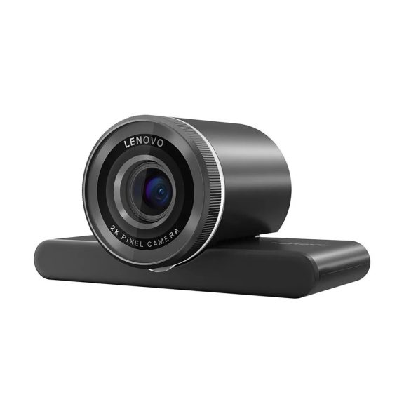 Lenovo QHD webkamera, 2K, autofókusz, AI auto framing, USB-C, Microsoft Teams tanúsítvány, fekete