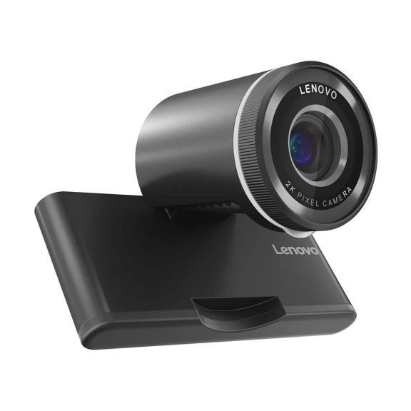 Lenovo QHD webkamera, 2K, autofókusz, AI auto framing, USB-C, Microsoft Teams tanúsítvány, fekete