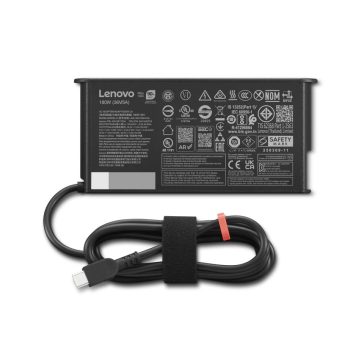   Lenovo ThinkPad Mobile Workstation 180W USB-C GaN laptop töltő, eredeti, dobozos, tápkábellel, fekete - 4X21U28835