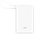 Silicon Power CP10 Power Bank, 10000mAh, USB-C PD 20W, beépített USB-C kábel, digitális LED, fényes fehér