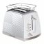 Russell Hobbs Groove kenyérpirító, 2 szeletes, széles nyílás, 6 pirítási fokozat, fehér - 26391-56 