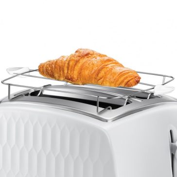 Russell Hobbs Honeycomb fehér, méhsejtmintás, két szeletes kenyérpirító