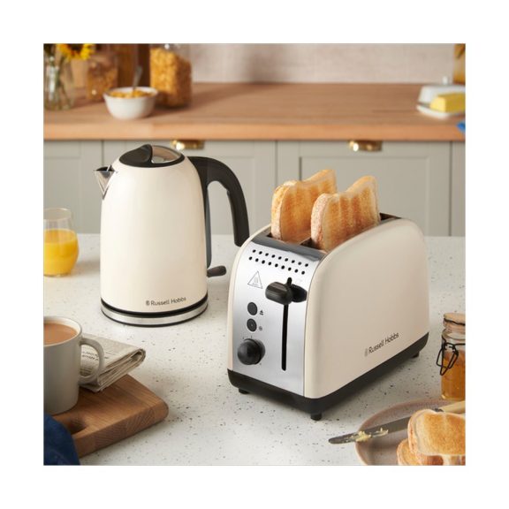 Russell Hobbs Colours Plus Jasmine kenyérpirító, 1670 W, Lift & Look, zsemlemelegítő - 26930-56