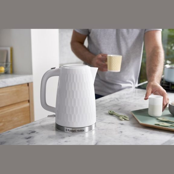 Russell Hobbs Honeycomb vízforraló, 1,7 l, 2400 W, fehér - 26050-70