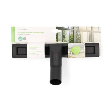  Nedis VCBR111HF35 parketta kefe porszívóhoz, természetes sörték, 35 mm, fekete