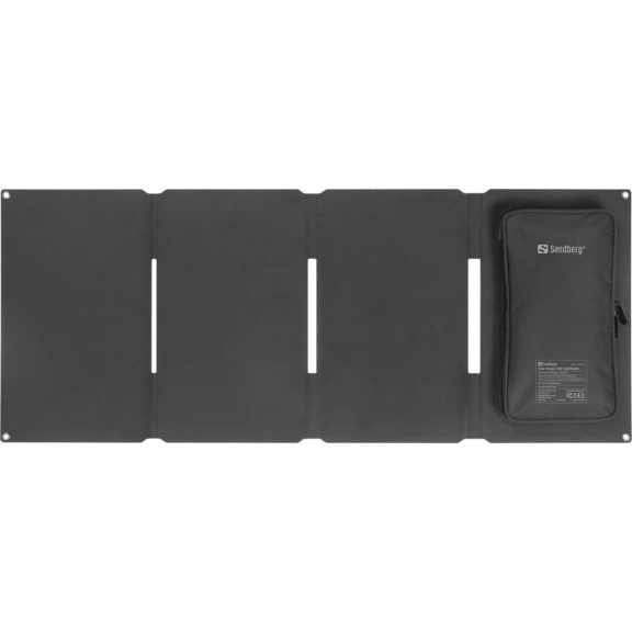 Sandberg Solar Charger 40W Lightweight napelem töltő, USB-C, összecsukható, fekete - 421-20