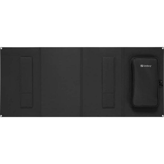 Sandberg Solar Charger 60W Lightweight napelem töltő, USB-C, összecsukható, fekete - 421-43
