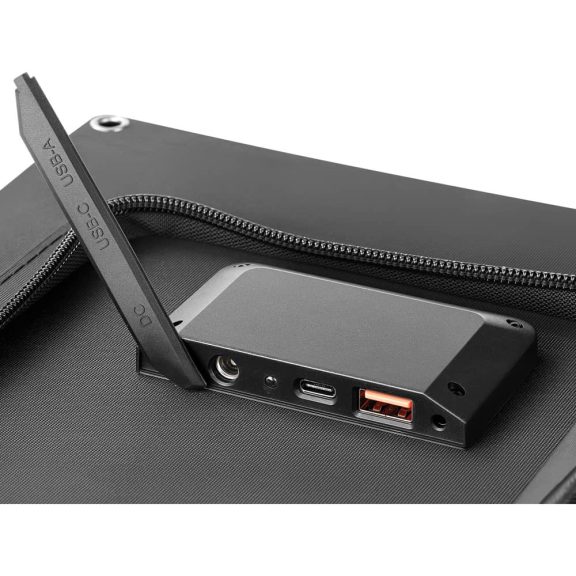 Sandberg Solar Charger 60W Lightweight napelem töltő, USB-C, összecsukható, fekete - 421-43