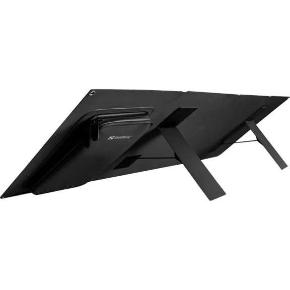 Sandberg Solar Charger 60W Lightweight napelem töltő, USB-C, összecsukható, fekete - 421-43