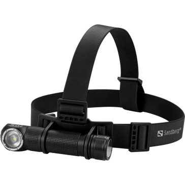   Sandberg Headlamp 1000 Pro fejlámpa, 1000 lumen, USB-C, IP66, fekete - 421-36