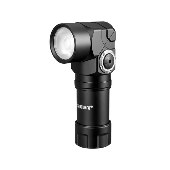 Sandberg Headlamp 500 Duo fejlámpa, 500 lumen, USB-C, 2in1, fekete - 421-35
