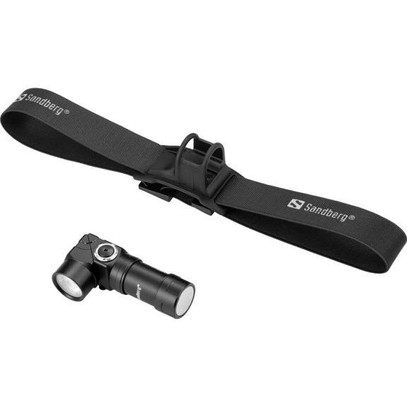 Sandberg Headlamp 500 Duo fejlámpa, 500 lumen, USB-C, 2in1, fekete - 421-35