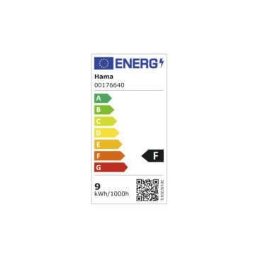 HAMA 176640, OKOS WIFI LED IZZÓ E27 RGBW,9W,MATTER