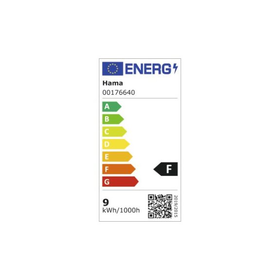 HAMA 176640, OKOS WIFI LED IZZÓ E27 RGBW,9W,MATTER
