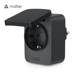   TP-Link Tapo P410M okos kültéri konnektor, WiFi, Matter, fogyasztásmérés, IP54, fehér