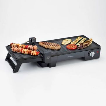   Ariete Multi Grill 3 az 1-ben elektromos grill, 2400W, 180° nyitható, állítható termosztát