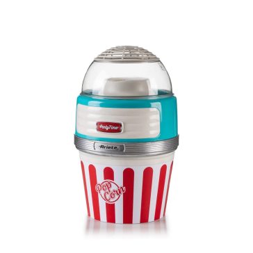   Ariete Party Time Popcorn készítő, 60g, 1100W, forró levegős, kivehető tál, azúrkék