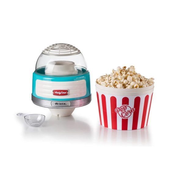 Ariete Party Time Popcorn készítő, 60g, 1100W, forró levegős, kivehető tál, azúrkék