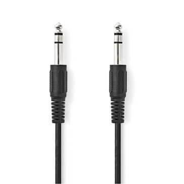 Nedis 6.35 mm sztereó audio kábel 2 m