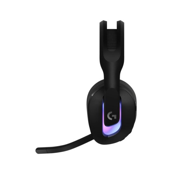 Logitech G522 LIGHTSPEED vezeték nélküli gamer headset, 48 kHz mikrofon, LIGHTSYNC RGB, Fekete - 981-001544