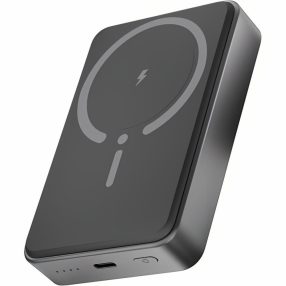   Avax PB300 FREELY mágneses vezeték nélküli powerbank, 10000 mAh, 15 W, 20 W USB-C, fekete