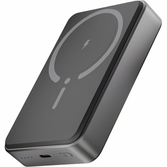Avax PB300 FREELY mágneses vezeték nélküli powerbank, 10000 mAh, 15 W, 20 W USB-C, fekete