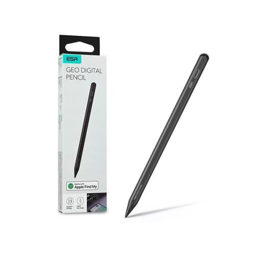 ESR Stylus Pen aktív toll rajzoláshoz, jegyzethez, 2018 után kiadott Apple iPad Air, iPad Mini (A17), iPad Pro, fekete
