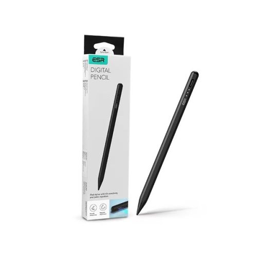 ESR Geo Digital+ Stylus Pen aktív toll rajzoláshoz, jegyzethez, Apple iPad-hez - fekete