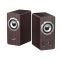 Genius SP-HF400 hangszóró, 10W RMS, fa ház, 3.5 mm jack, sötétbarna